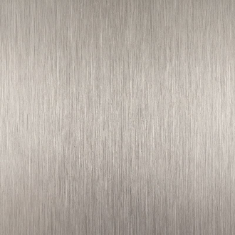 Brushed nickel architectural film finish, pattern ME1213